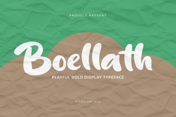 Boellath: A Playful Bold Display Font for Modern Creators