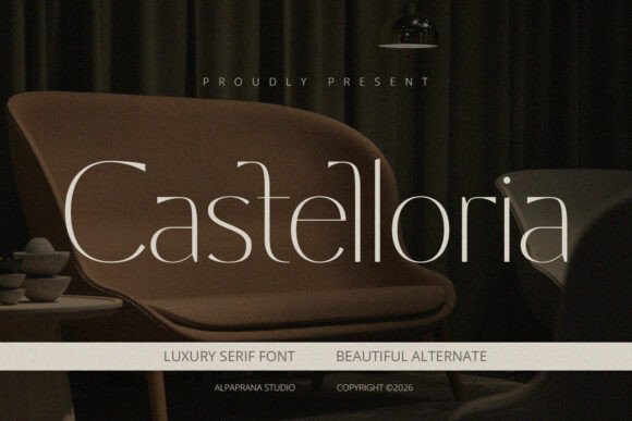 Castelloria: A Modern Serif for Bold Branding