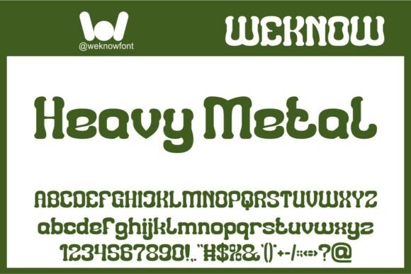 Heavy Metal Font: Retro-Modern Creativity Unleashed