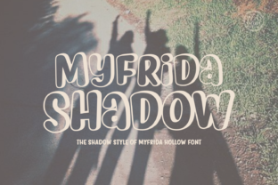 Myfrida Shadow: A Playful Handwritten Font with Depth