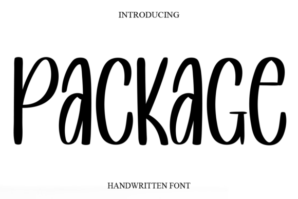 Package: The Sweet, Cursive Handwritten Font for Elegant Designs