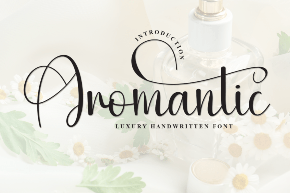 Redefine Sophistication: The Aromantic Handwritten Font