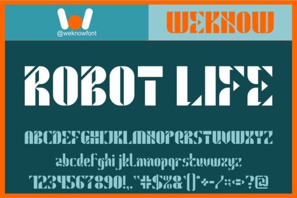 Robot Life: The Font Where Vintage Drama Meets Sci-Fi Edge